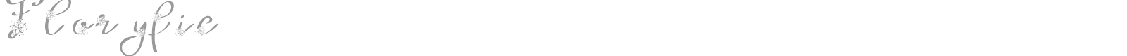 Floryfic font preview